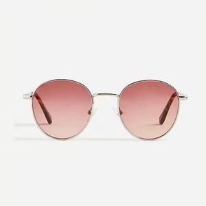 J. Crew Round wire-frame sunglasses NWOT